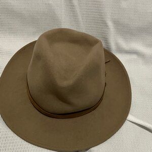 Classic Brown Fedora Hat